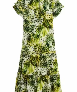 Marie Oliver Dresses Reid Midi Dress (Clover Palm)