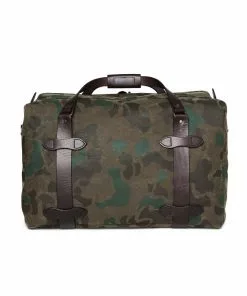 Filson Waxed Rugged Twill Duffle Medium (Dark Wax Shrub)
