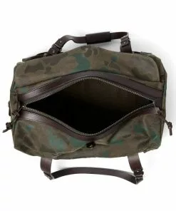 Filson Waxed Rugged Twill Duffle Medium (Dark Wax Shrub)
