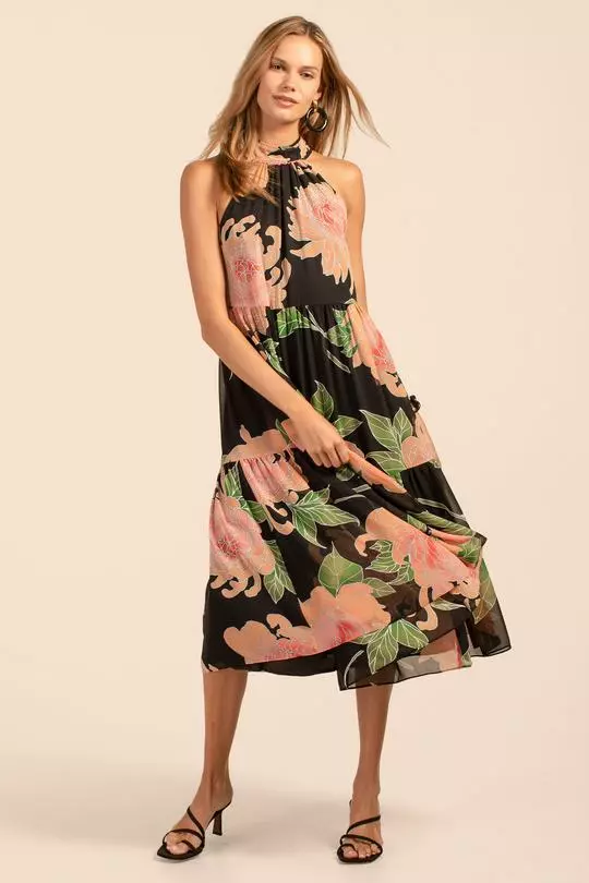 Trina Turk Immeasurable 2 Dress (Multi Black) 5 Trina Turk Immeasurable 2 Dress (Multi Black)