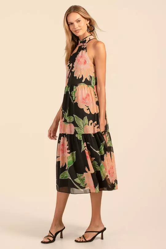 Trina Turk Immeasurable 2 Dress (Multi Black) 6 Trina Turk Immeasurable 2 Dress (Multi Black)