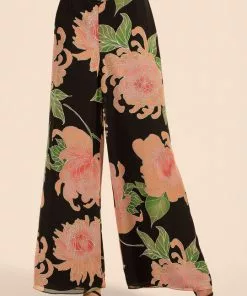 Trina Turk Parsley Pant (Multi Black) Bottoms 10 Trina Turk Parsley Pant (Multi Black) Bottoms