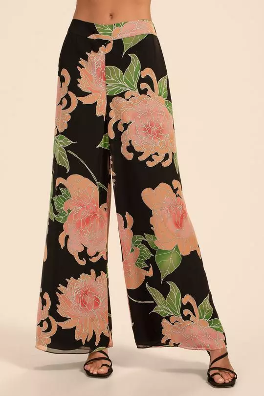 Trina Turk Parsley Pant (Multi Black) Bottoms 6 Trina Turk Parsley Pant (Multi Black) Bottoms