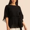 Trina Turk Eye Opener Top (Black) Tops