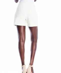 I Love Tyler Madison Solid Liza Shorts (White)