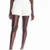 I Love Tyler Madison Solid Liza Shorts (White) 2 I Love Tyler Madison Solid Liza Shorts (White)