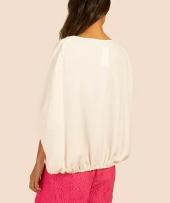 Trina Turk Tops Deep Well Top (Whitewash)