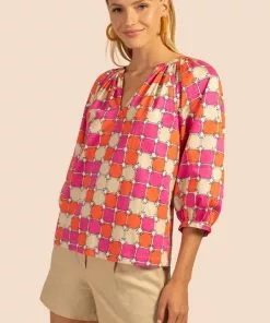 Trina Turk Cornelia Top (Multi) Tops