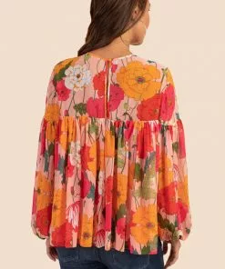 Trina Turk Venus Top (Multi) Tops