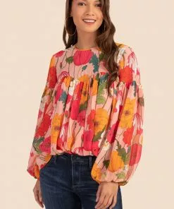 Trina Turk Venus Top (Multi) Tops