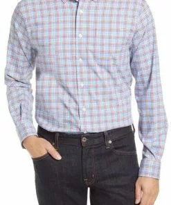 Johnnie-O Tops Kellen Laguna Blue Button Down