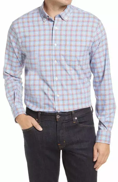 Johnnie-O Tops Kellen Laguna Blue Button Down 3 Johnnie-O Tops Kellen Laguna Blue Button Down