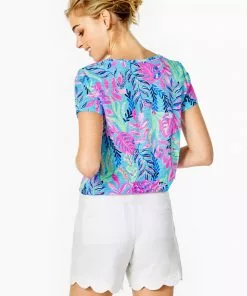 Lilly Pulitzer 5" Buttercup High-Rise Short (Resort White)