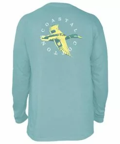 Coastal Cotton Feldspar Duck LS Tee