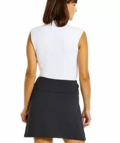 IBKUL Faux Wrap Skirt (Black)