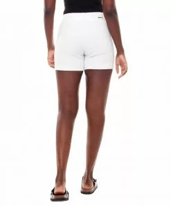 I Love Tyler Madison Billie Waxed Shorts (Marshmallow)