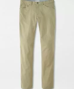 Peter Millar Bottoms Ultimate Sateen Five-Pocket Pant (Sage)