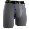 2under Swing Shift Boxer Brief (Grey/Blue) Bottoms