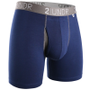 Bottoms 2under - Swing Shift Boxer Brief (Navy/Grey)