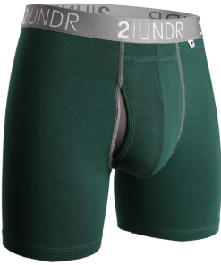 2under Swing Shift Boxer Brief (Dark Green)