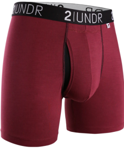 2under Swing Shift Boxer Brief (Burgundy) Accessories
