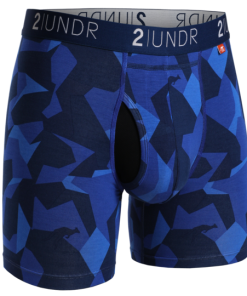 2under Accessories Swing Shift Boxer Brief (Blue Camo)