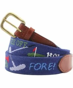 Smathers And Branson Golfisms Belt (Classic Navy) Accessories