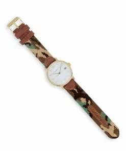 Smathers And Branson Camo Watch (Silver Watch) Gifts For Him