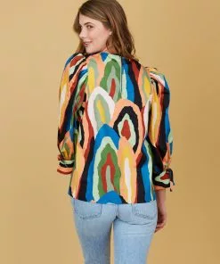 Crosby By Mollie Burch Logan Top (Geode) Tops