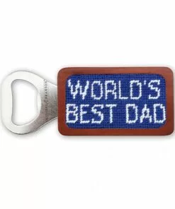 Smathers & Branson World's Best Dad Bottle Opener (Royal) Gifts For Him