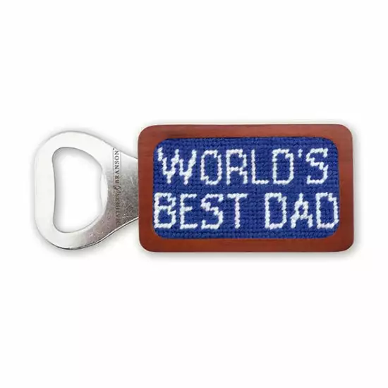 Smathers & Branson World's Best Dad Bottle Opener (Royal) Gifts For Him 3 Smathers & Branson World's Best Dad Bottle Opener (Royal) Gifts For Him