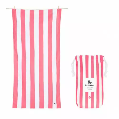 Dock & Bay Quick Dry Towel (Malibu Pink) XL 3 Dock & Bay Quick Dry Towel (Malibu Pink) XL