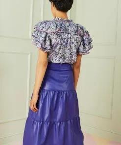 Marie Oliver Brooklyn Skirt (Indigo) Bottoms