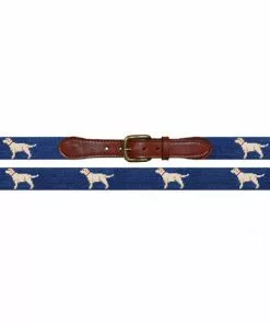 Smathers & Branson Yellow Lab Belt (Classic Navy) Accessories