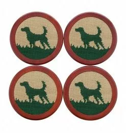 Smathers & Branson Accessories Hunting Dog Coasters (Dark Khaki)