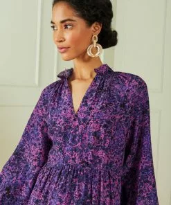 Marie Oliver Dresses Pearle Maxi Dress (Amethyst Dapple)