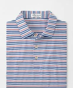 Peter Millar Colonial Performance Mesh Polo (Sport Navy)