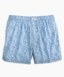 Southern Tide Accessories Tailgate Sleep Repeat Boxer (Sky Blue)