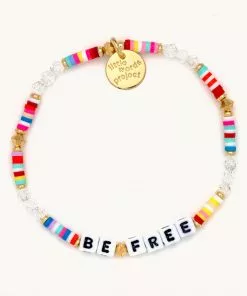 Little Words Project Jewelry Be Free Bracelet (Rainbow)