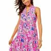 Lilly Pulitzer Novella Swing Dress (Pink Isle Last Bud Not Least) 1 Lilly Pulitzer Novella Swing Dress (Pink Isle Last Bud Not Least)