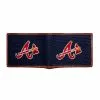 Smathers & Branson Accessories Atlanta Braves Bifold Wallet (Classic Navy)