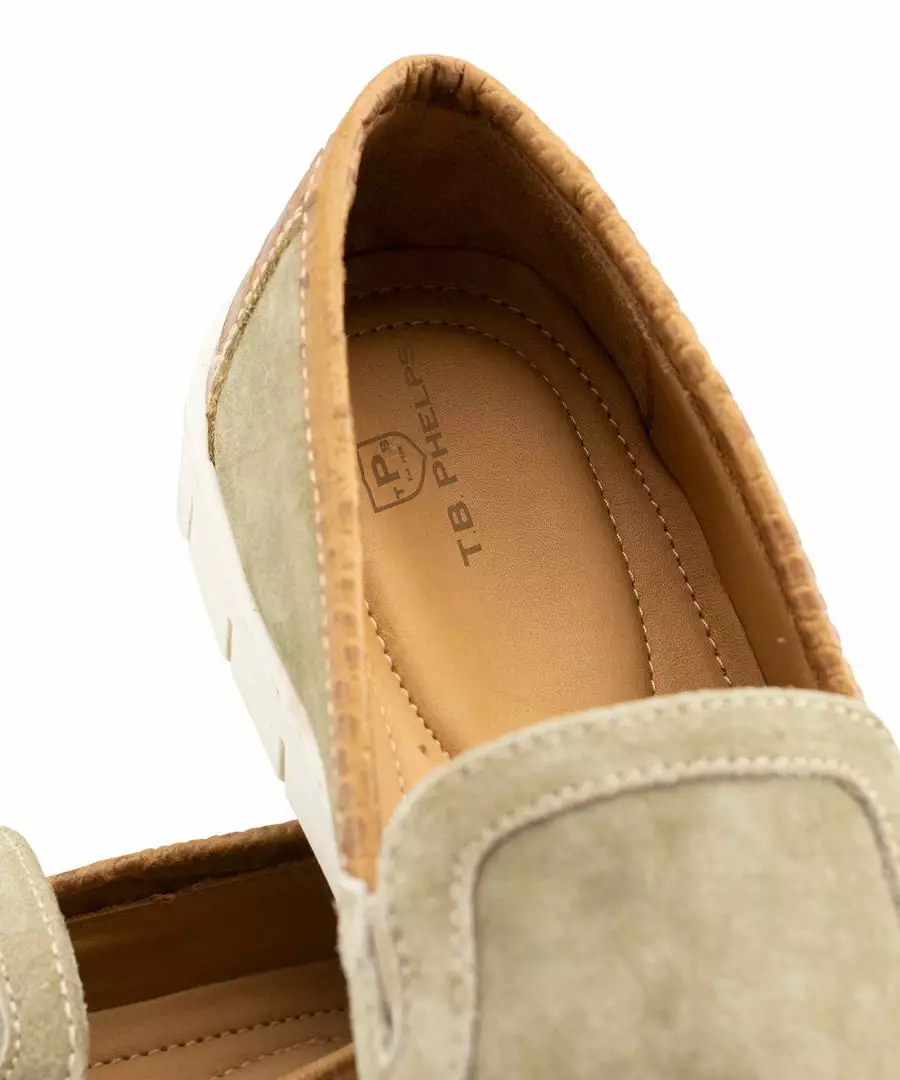 TB Phelps Shoes Scottsdale Suede Slip On (Grey) 6 TB Phelps Shoes Scottsdale Suede Slip On (Grey)