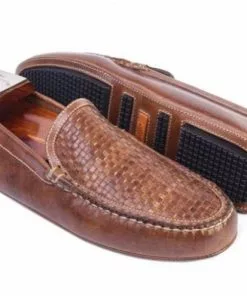 Martin Dingman Shoes Old Row Driver Venetian (Cigar)