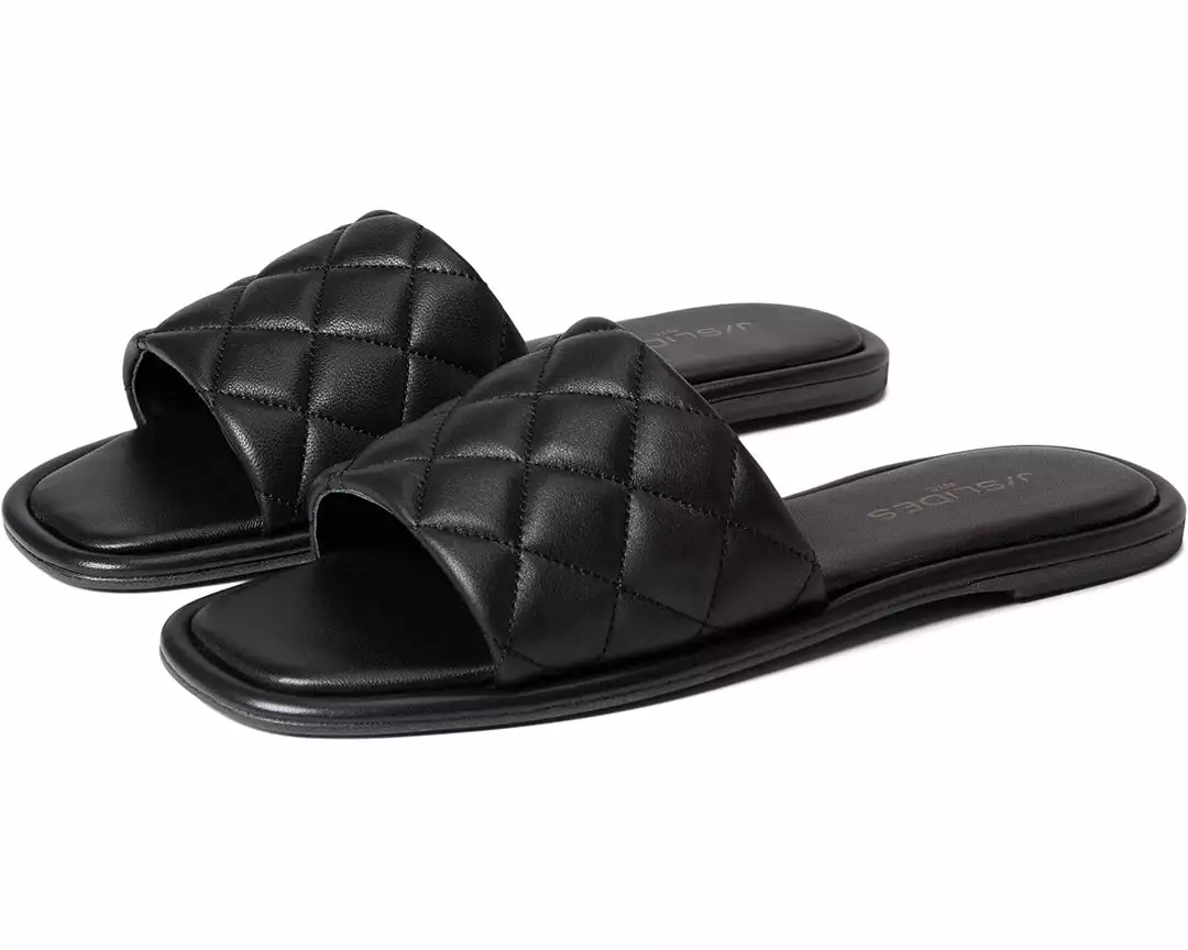 J Slides Yoel Leather Sandal (Black) Shoes 3 J Slides Yoel Leather Sandal (Black) Shoes