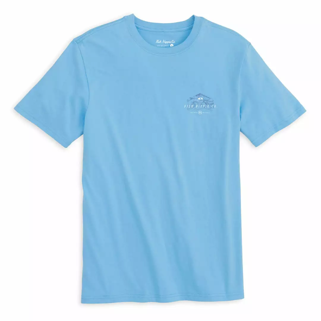 Fish Hippie Vital Short Sleeve Tee (Heathered Sky) 3 Fish Hippie Vital Short Sleeve Tee (Heathered Sky)
