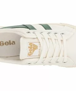 Gola Shoes Tennis Mark Cox (Off White/Dark Green)