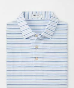 Peter Millar Colonial Performance Mesh Polo (Moon Mist)