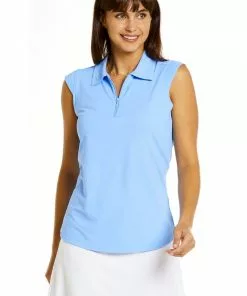 IBKUL Sleeveless Polo (Peri)