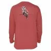 Coastal Cotton Owl Tee (Crimson) Tops