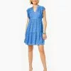 Lilly Pulitzer Arelah Dress (Blue Thistle)